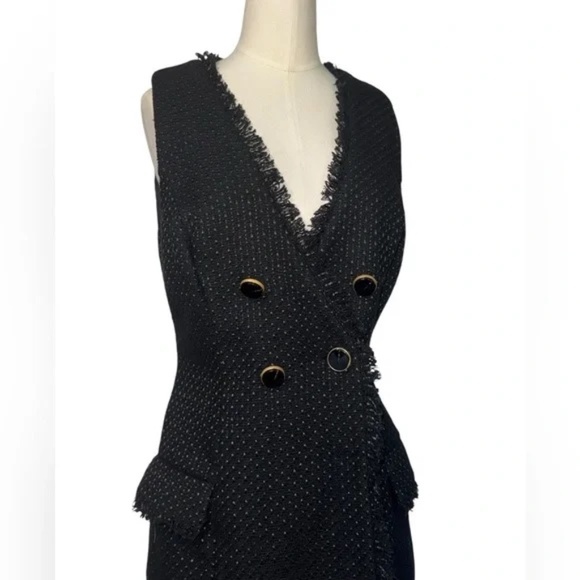 L’ACADEMIE The Pierre Mini Dress in Black NWOT - Size Medium - Picture 8 of 8